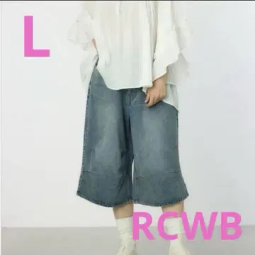 로데오크라운즈 데님 버뮤다 팬츠