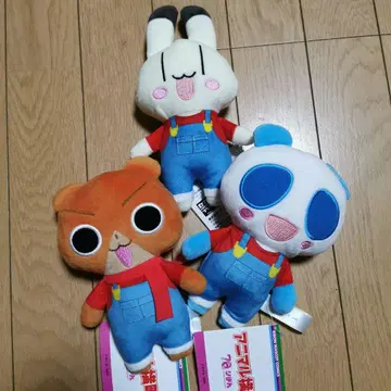 애니멀 요코쵸 오버롤 봉제 인형 전3종 세트