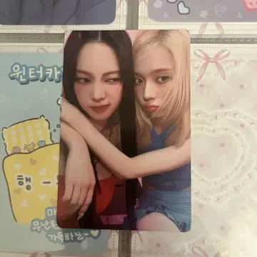 aespa 카리나 윈터 유닛 지민정 트레이딩 카드 후쿠오카 회장 한정판