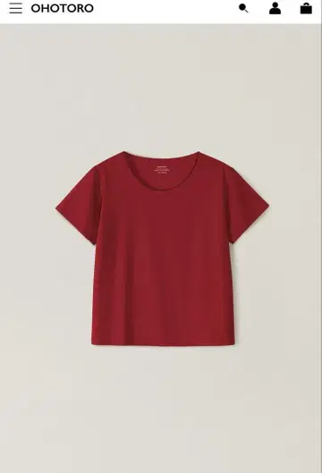 OHOTORO Corn T-shirt Red