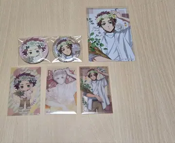 블루 록 flower crown 클리어 카드 캔뱃지 이토시 사에