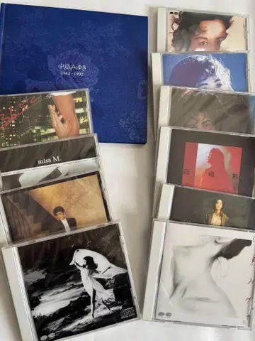 나카지마 미유키 CD 10장 세트 (가사집 포함) 개봉 완료 CD 있음
