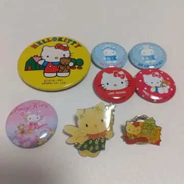 헬로키티 키티 다니엘 캔뱃지 핀 배지 HELLOKITTY