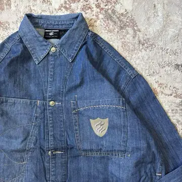 [컨디션 최상] ROCAWEAR 로카웨어 데님 커버올 자켓 빅