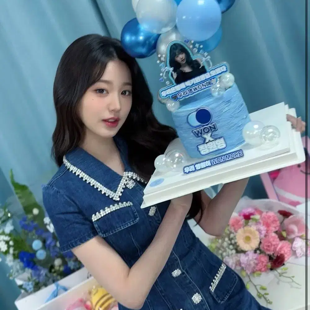 SELF-PORTRAIT | 셀프포트레이트 Self-Portrait Denim Mini