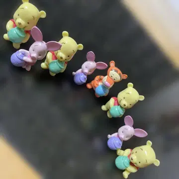 곰돌이 푸 레트로 미니어처 피규어 8체 세트