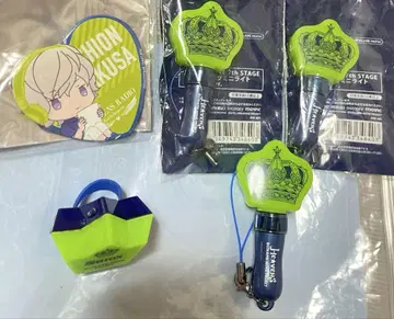 아마쿠사 시온 하트 캔뱃지 미니 응원봉 반지 라이트 5종 세트