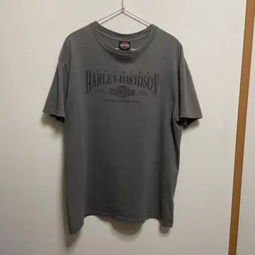 HARLEY-DAVIDSON 그레이 T셔츠 L 사이즈