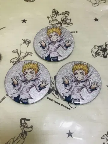 메다카 박스 글리터 캔뱃지 미야코노죠 오우도 3점