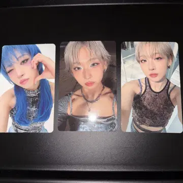 HANA 지수 JISOO 트레이딩 카드 blue jeans 컴프