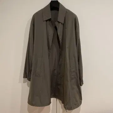 AURALEE 18SS 샴브레이 빅 SOUTIEN 코트
