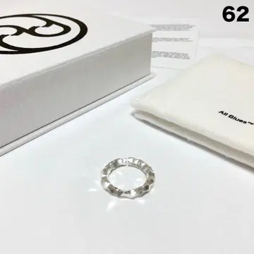 새상품 62 All Blues 실버 반지 은 커프 암 18200