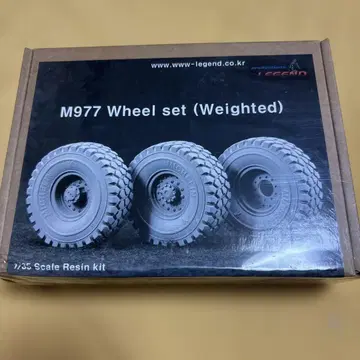 1/35 M977 자중 변형 타이어 세트 레진 키트