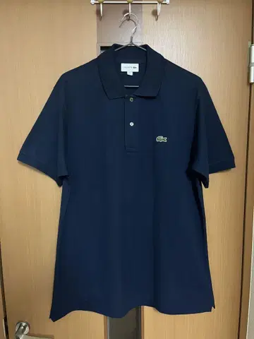 새상품급 LACOSTE 라코스테 L1212 일본제 피케 셔츠 5 NAVY