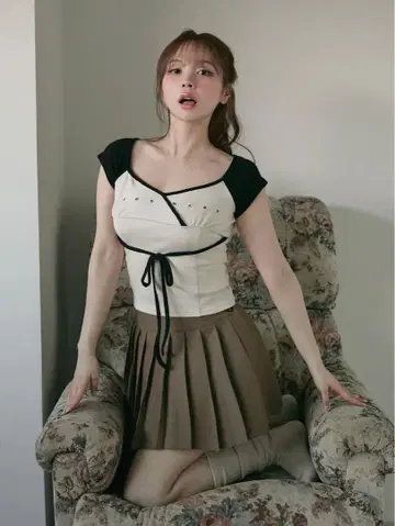 andmary 앤드마리 Alma cachecoeur tops