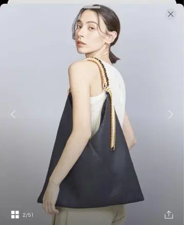 <LE VERNIS> 파라코드 메쉬 토트백