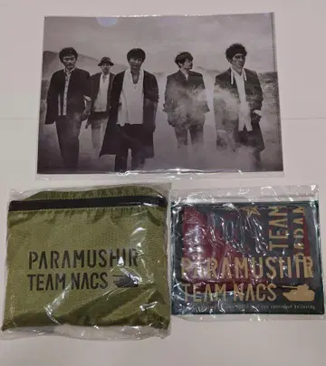 PARAMUSHIR 클리어 파일, 백, 반다나 TEAM NACS
