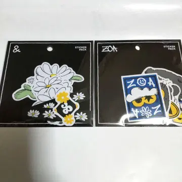 ZO&FRIENDS 팝업 ZOA A&NE 스티커 조아 지용