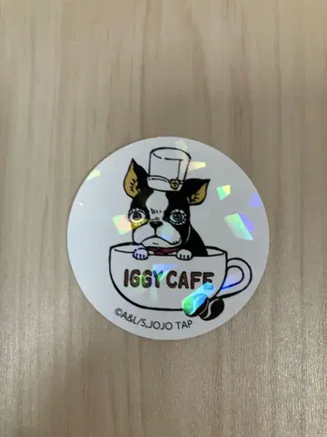 THE JOJO WORLD 이기 카페 토니오의 특제 푸딩 스티커 씰