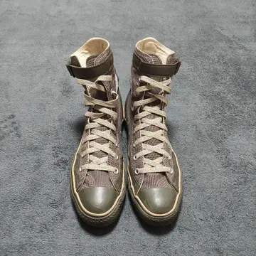 CONVERSE 올리브 그린 스니커즈 하이컷 27cm