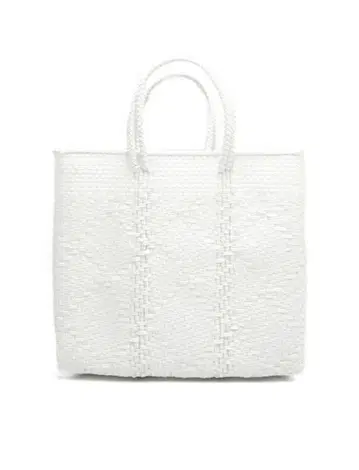 MERCADO BAG - TAPETE - retra White (M)