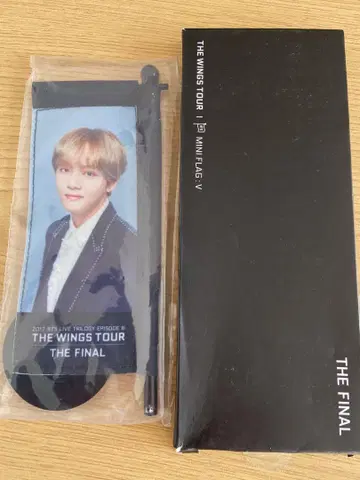 [새상품] BTS WINGS TOUR THE FINAL 미니 플래그 V