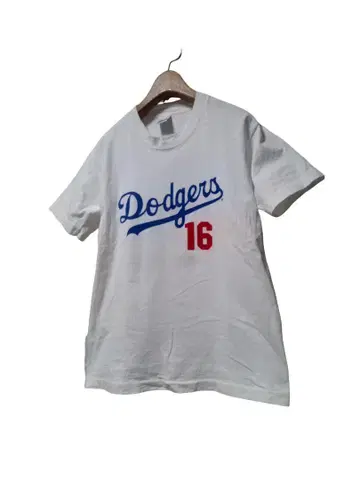 90년대 USA 제작 노모 히데오 16 다저스 MLB 티셔츠 14-16