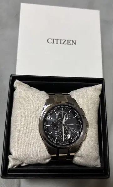 CITIZEN 시티즌 아테사 티타늄 전파 솔라 at8040-57e