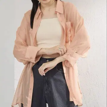 kastane 시어 샤이니 셔츠 핑크