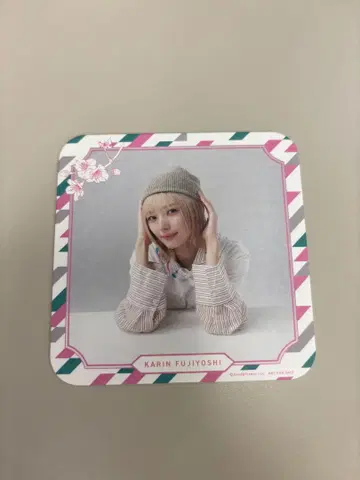 사쿠라자카46 후지요시 카린 사쿠라자카 카페 코스터