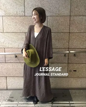 JOURNAL STANDARD L'ESSAGE 다크 그레이 롱 원피스