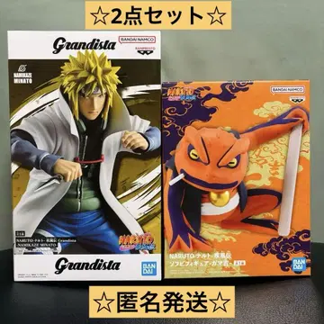 NARUTO 나미카제 미나토 & 소프트 비닐 가마키치 피규어 2세트