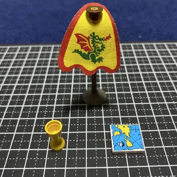 LEGO 올드 레고 깃발 플래그, 보물 지도, 잔