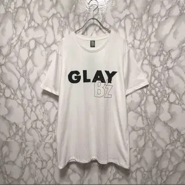 GLAY BZ 화이트 티셔츠