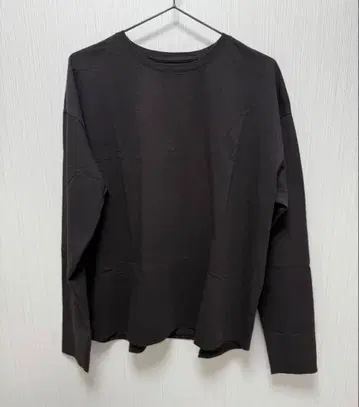MICA&DEAL 베이직 롱 T-shirt 차콜 그레이