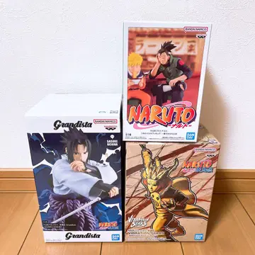 NARUTO 피규어 묶음 판매 우미노 이루카 사스케 나미카제 미나토