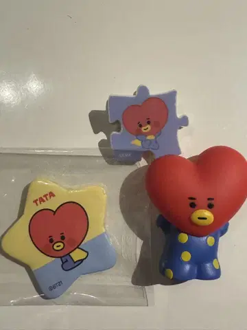 TATA 피규어 세트 러버 재질