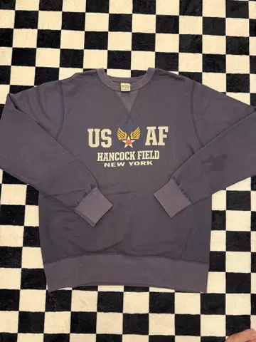 USAF BUZZ RICKSON'S 복각 맨투맨 네이비