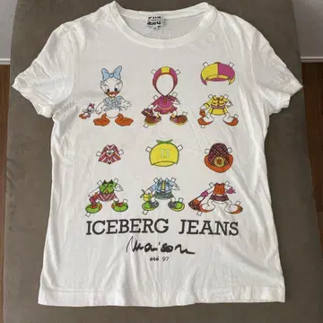 ICEBERG 아이스버그 T셔츠 데이지 덕 디즈니