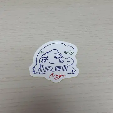 노기자카46 한여름 전국 투어 카페2025 캐리커처 스티커 이노우에 나기