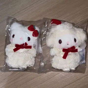 산리오 마스코트 백참 (숏케이크) 마이멜로디 헬로키티
