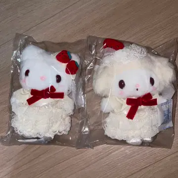 산리오 마스코트 백참 (숏케이크) 마이멜로디 헬로키티