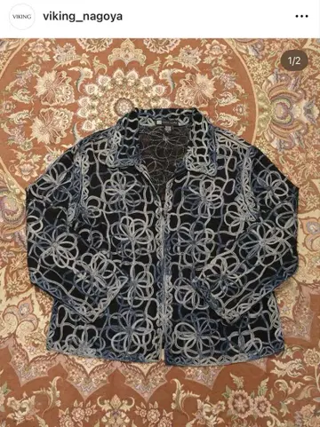 vintage 더블 지퍼 시스루 셔츠