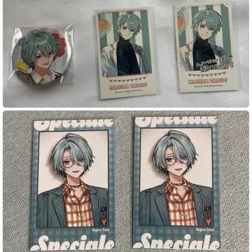 니지산지 나기사 트라우트 TDCA 하프 기념일 1주년 폴라로이드 캔뱃지