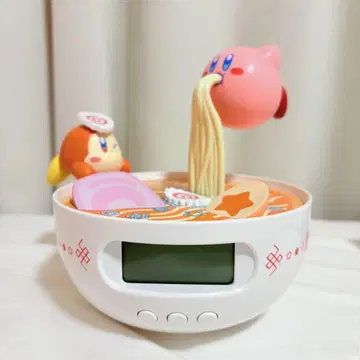 커비 제일복권 A상  라아멘 타이머 피규어