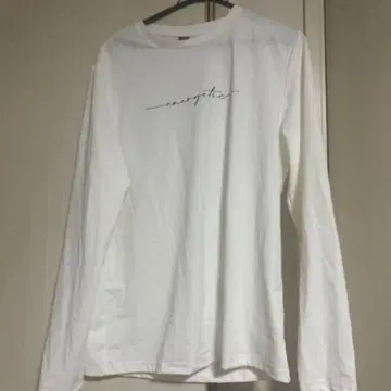 무료배송! 화이트 긴팔 셔츠 로고