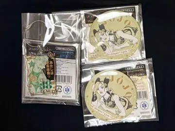 죠죠월드 홀로그램 캔뱃지 죠린 와이어 키링 홀로캔
