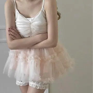 ballerina fairy tulle peplum tops pink