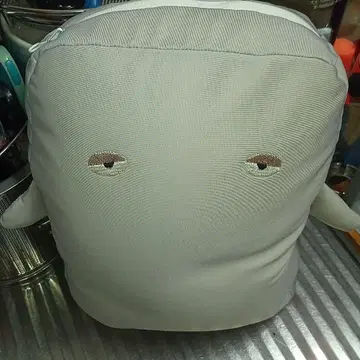 눈알 오야지  변신 비즈 쿠션 리버서블 봉제 인형