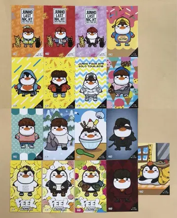 2PM 이준호 LEE JUNHO 굿즈 MD 쿠지 트레카 19매 세트